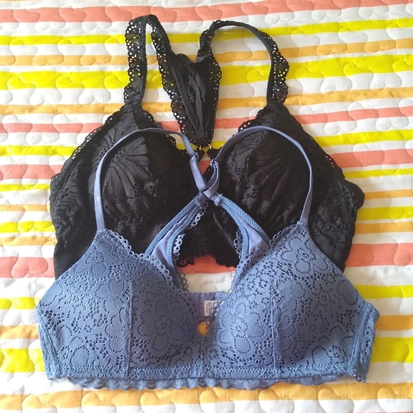 Aerie Lacy Bra/Bralette Bundle Size Small - Picture 1 of 8